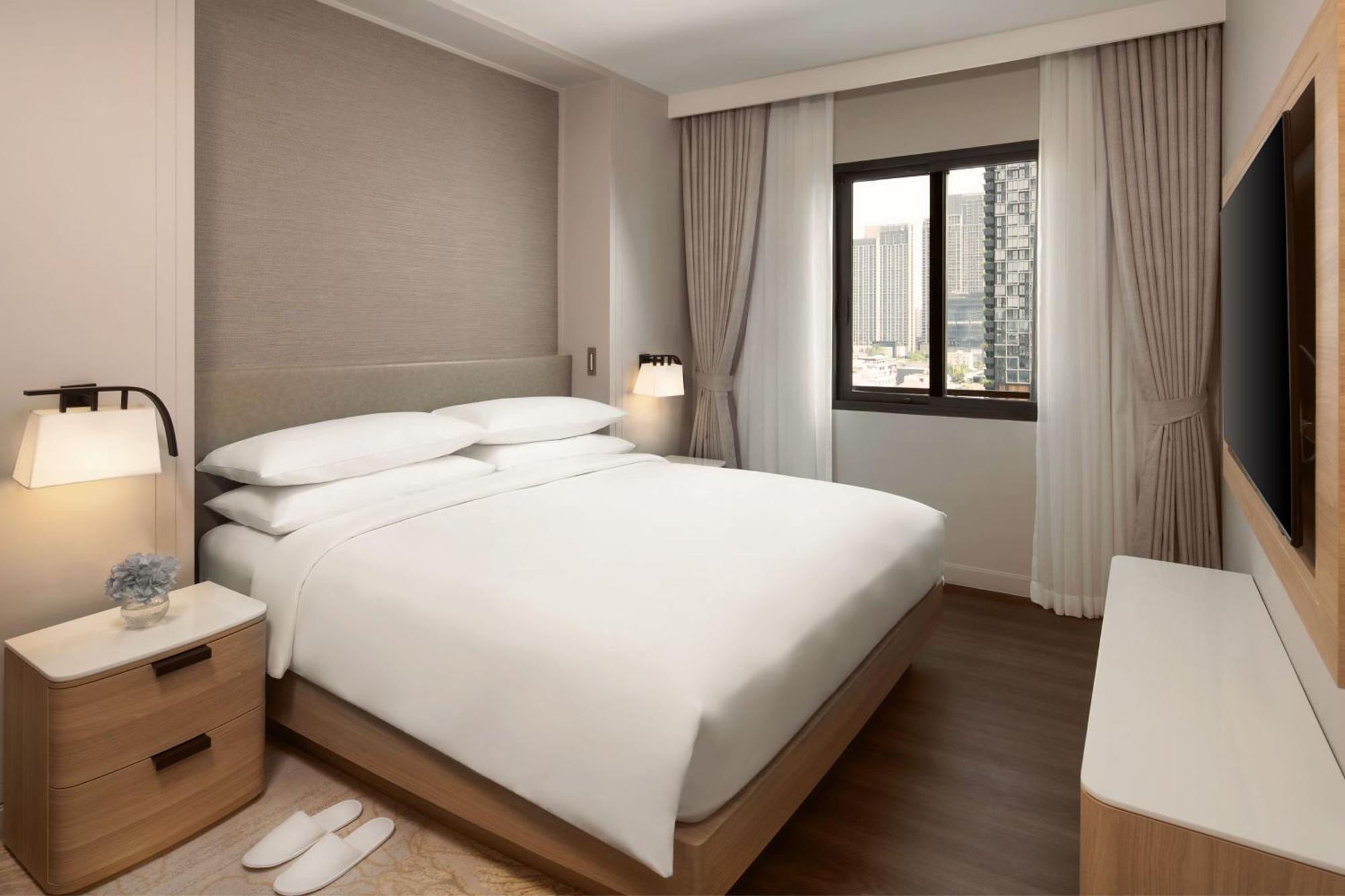 Marriott Executive Apartments Bangkok, Sukhumvit 101 Exterior foto